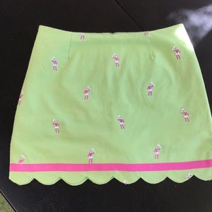 Lilly Embroidered & scalloped tennis skort